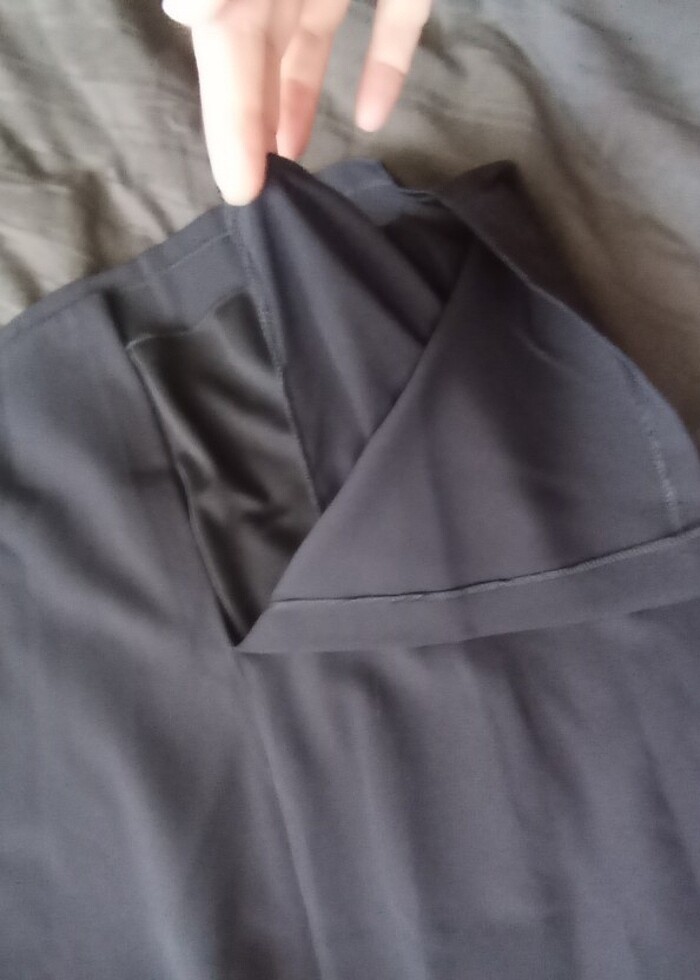 Straplez midi elbise - Görsel 4