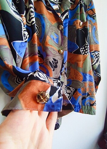 46 Beden çeşitli Renk Unisex mont gömlek vintage