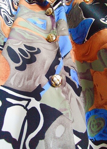 Unisex mont gömlek vintage - Görsel 5