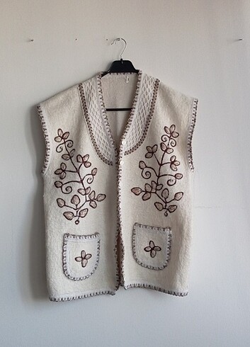 Bohem hırka yelek vintage retro