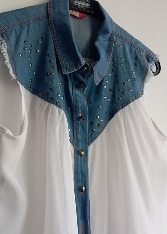 Kovboy retro gömlek - Görsel 3