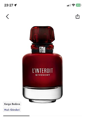  Beden Givenchy orijinal rogue