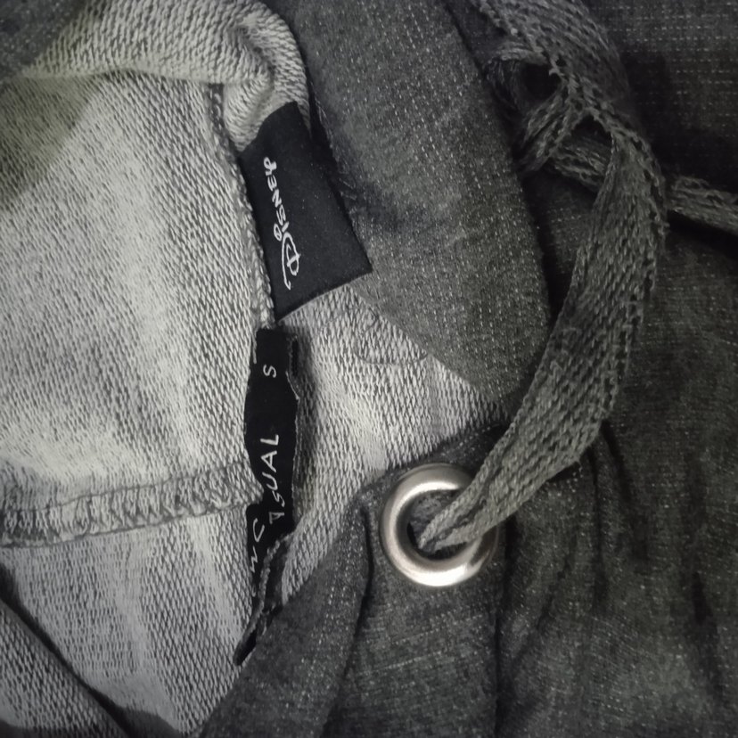 Düğmeli Gri Uzun Kollu Hamile Tişörtü - Görsel 2