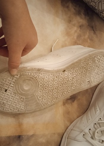 Beyaz erkek spor Ayakkabı Wedge Topuklu - Görsel 3