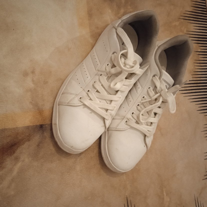 Beyaz erkek spor Ayakkabı Wedge Topuklu - Görsel 2