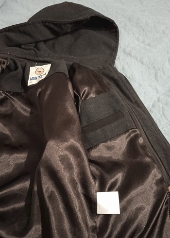 Düğmeli fermuarlı erkek çocuk kaşe mont - Görsel 3