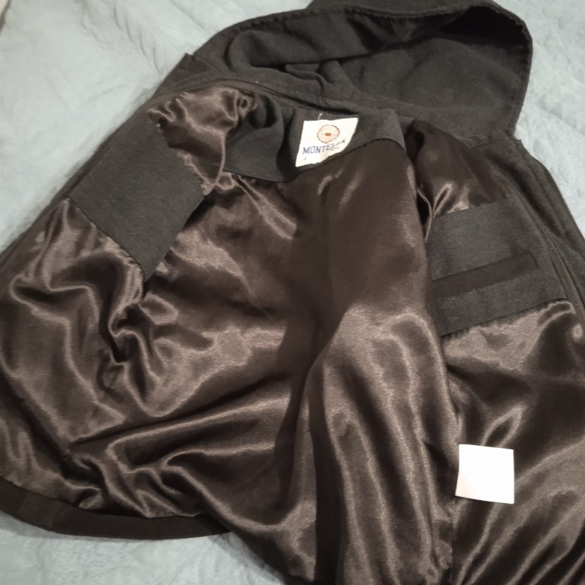 Düğmeli fermuarlı erkek çocuk kaşe mont - Görsel 4