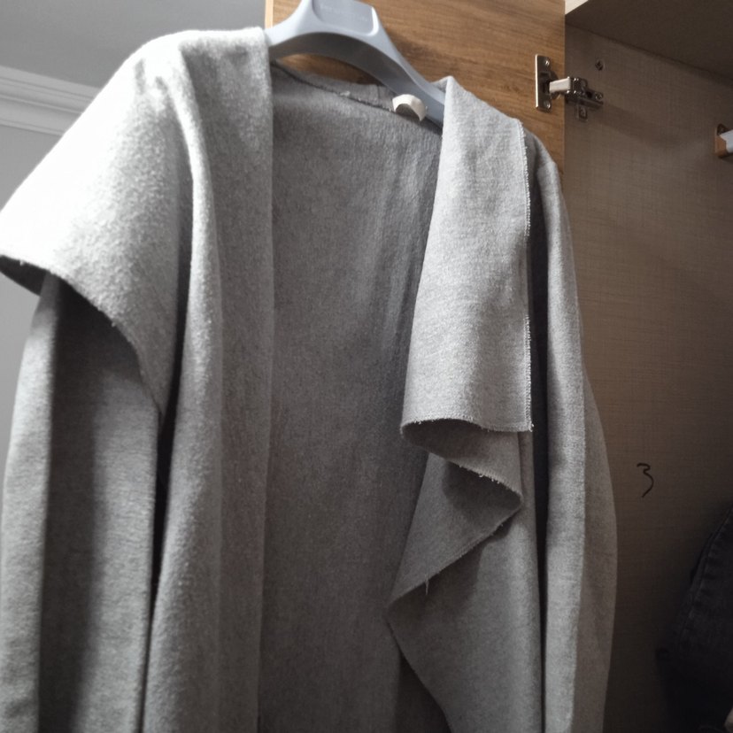 Gri Dökümlü  Kabanı Midi Boy - Görsel 3