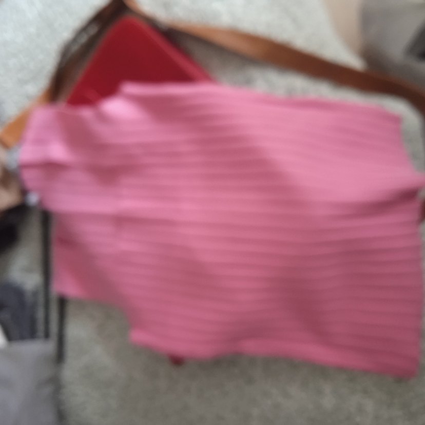 Pembe midi boy kolsuz bayan buluz - Görsel 2