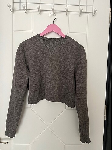 Zara Zara Crop Sweatshirt