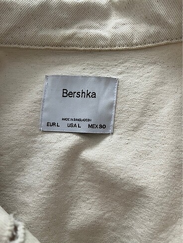 l Beden Bershka Keten-Kot Ceket