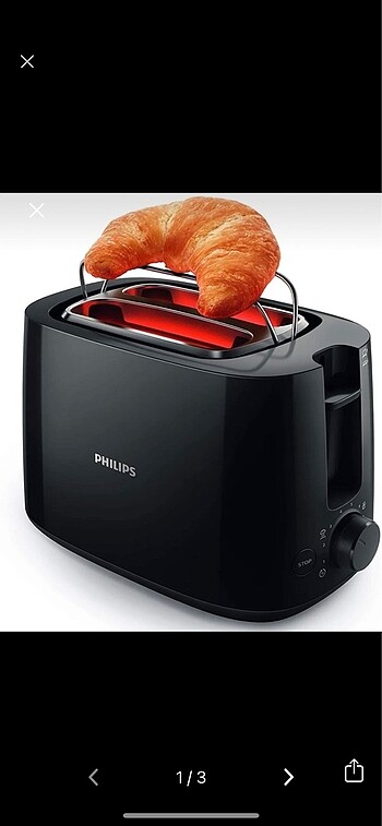 Philips ekmek kızartma makinesi