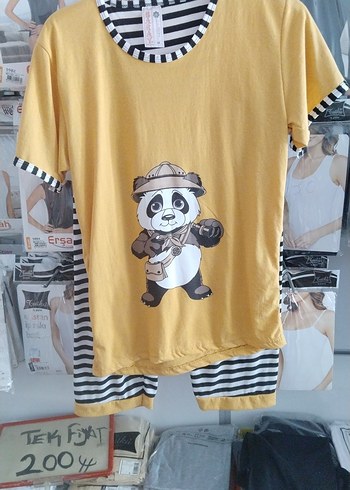 kapri pijama takımı