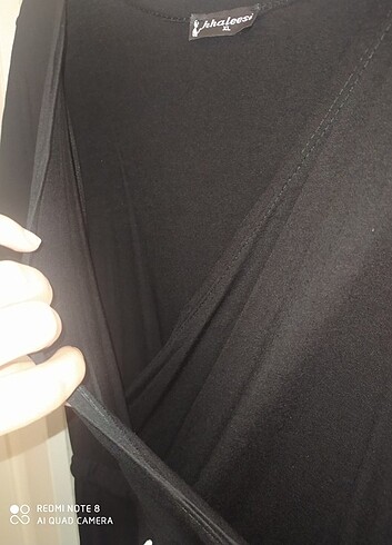 xl Beden siyah Renk Yazlık spor penye elbise