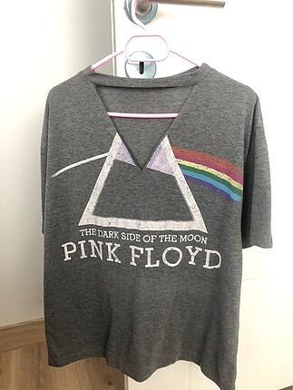 Pink Floyd baskılı Tişört