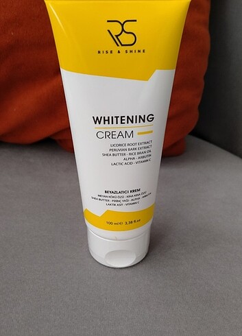 Rise & Shine Beyazlatıcı Krem 100 ml