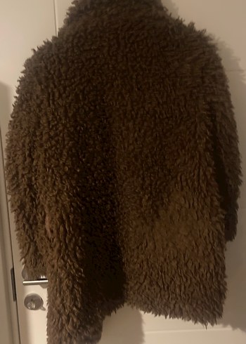 Kahverengi Midi Kadın Kürk Kaban - Görsel 5