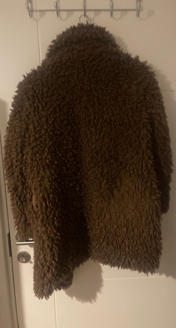 Kahverengi Midi Kadın Kürk Kaban - Görsel 5