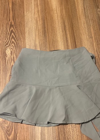 Bebe mavi Kuşaklı Mini şort Etek - Görsel 4