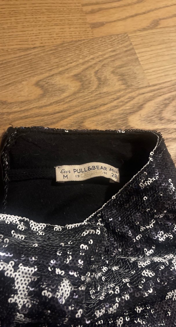 Parlak Siyah Mini Etek - Görsel 2