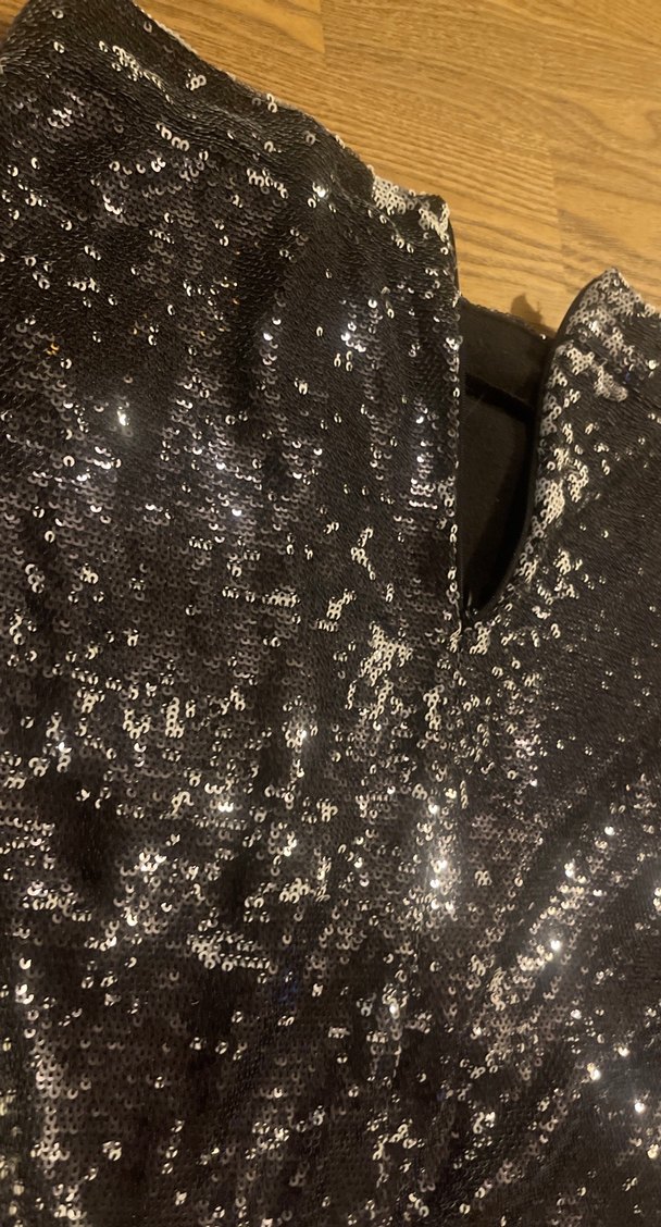 Parlak Siyah Mini Etek - Görsel 4