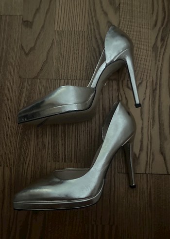 38 Beden Gold topuklu platrormlu stiletto