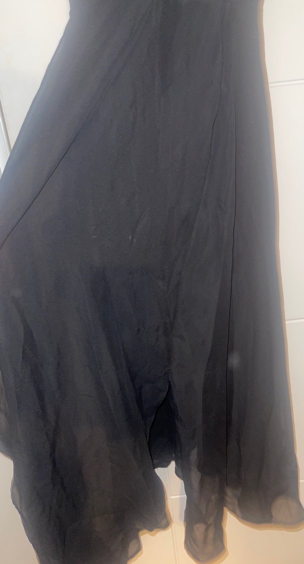 Siyah askili abiye Elbise - Görsel 3