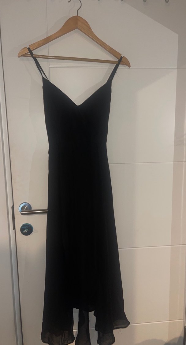 Siyah askili abiye Elbise - Görsel 5