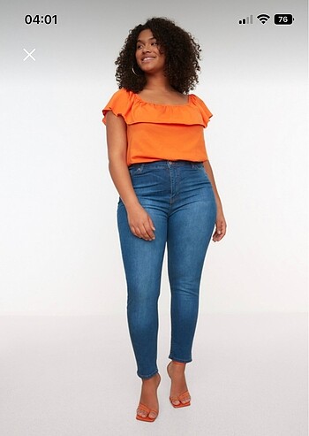 TRENDYOL CURVE JEAN