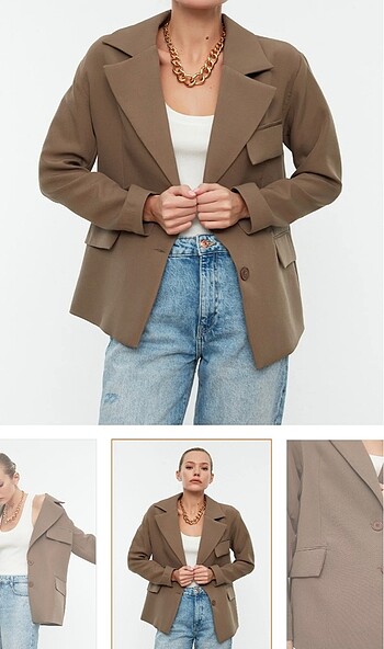 s Beden trendyolmilla vizon blazer