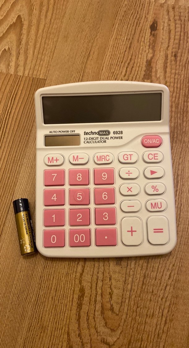 MAS 12 Haneli Ofis Tipi Hesap Makinesi - Görsel 3