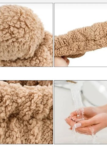 Kızlar için makyaj cilt bakımı Yüz Bakım Saç Bandı - Görsel 7