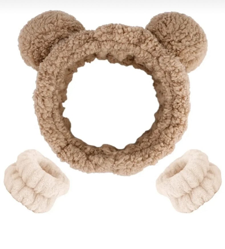 Kızlar için makyaj cilt bakımı Yüz Bakım Saç Bandı - Görsel 3