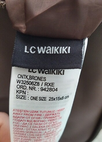 Beden kahverengi Renk LC Waikiki çanta