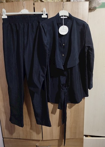 Zara Bej Keten Kumaşlı Kadın Mini Takım