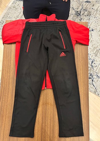 Kırmızı Adidas Fermuarlı Eşofman Takımı - Görsel 6