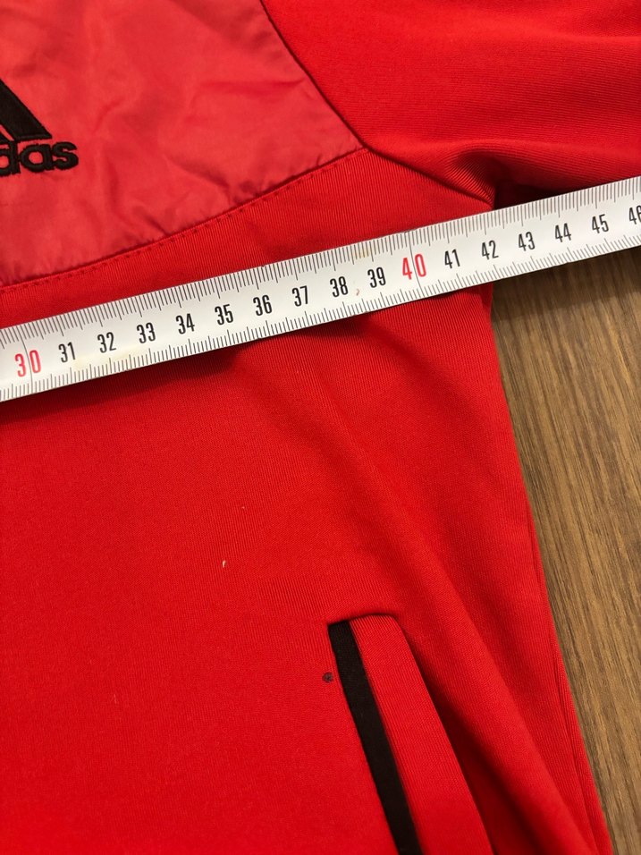 Kırmızı Adidas Fermuarlı Eşofman Takımı - Görsel 3