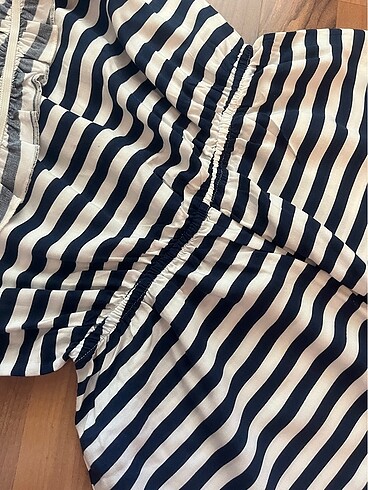 m Beden H&M mini straplez tulum