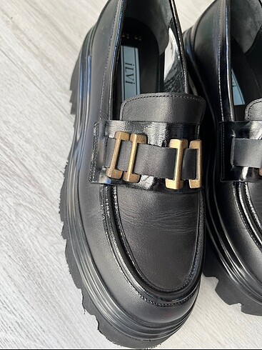 40 Beden İLVİ HAKİKİ DERİ LOAFER AYAKKABI