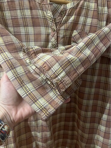 m Beden camel Renk maison scotch la femme gömlek