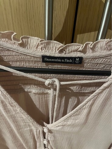 Abercrombie & Fitch Abercrombie& fitch kısa crop gömlek
