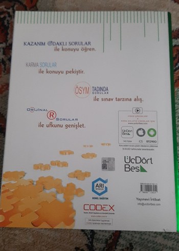 üç dört beş yayinlari biyoloji soru bankasi tyt - Görsel 2