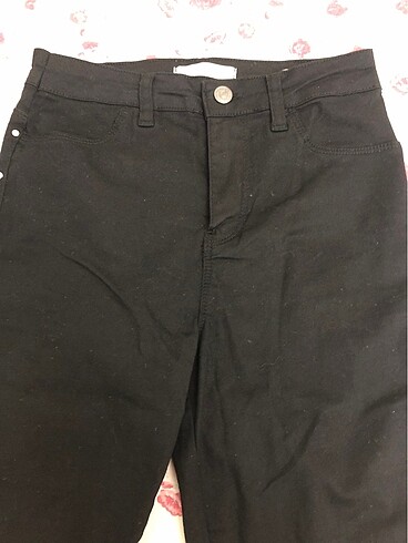 xs Beden siyah Renk Defacto yanları taşlı pantolon