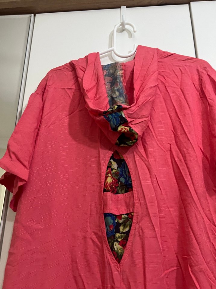 Pembe Bohem otantik elbise - Görsel 4