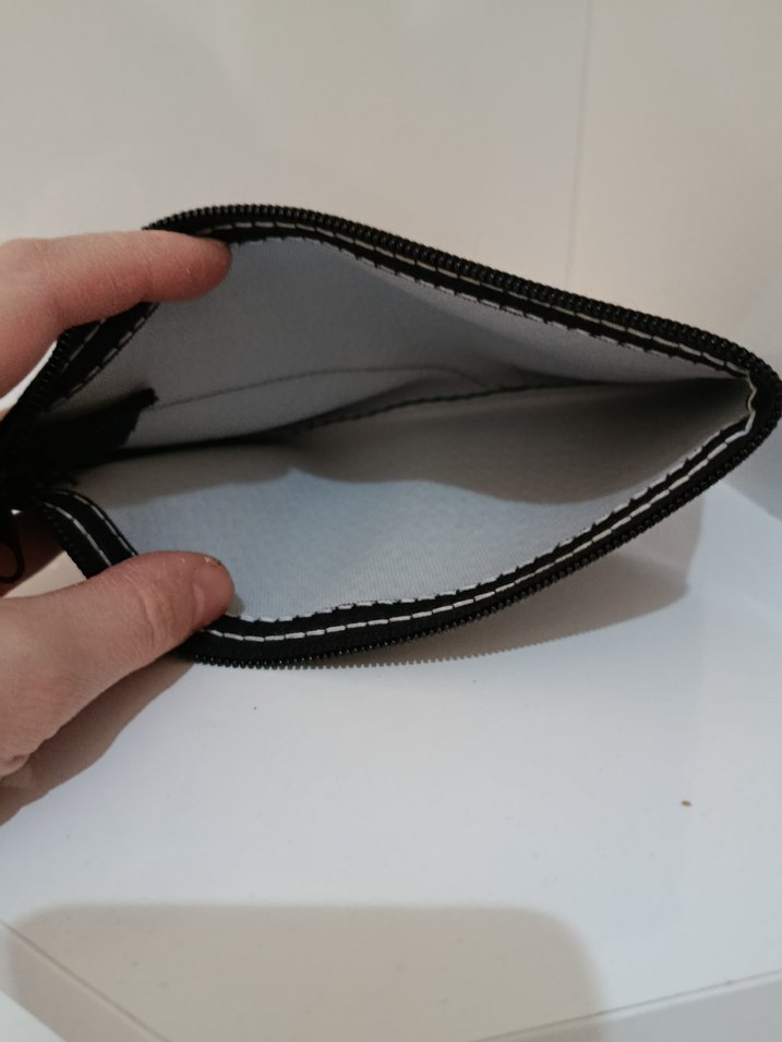 Lacivert Baskılı Sarraf Çantası cüzdan - Görsel 3