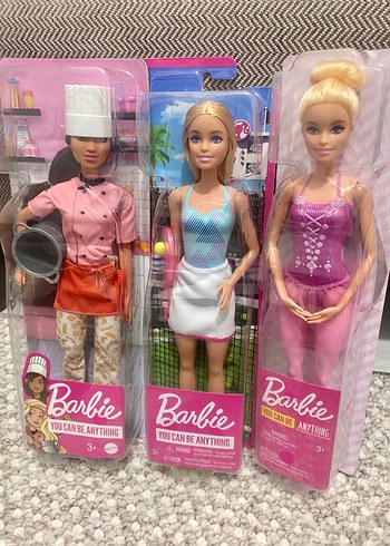 Barbie kariyer bebekleri