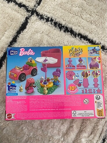 Barbie Mega Barbie color reveal havalı yolculuk