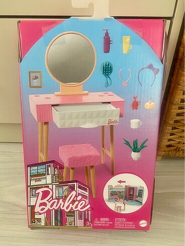 Barbie oyuncak ev dekorasyon oyun seti