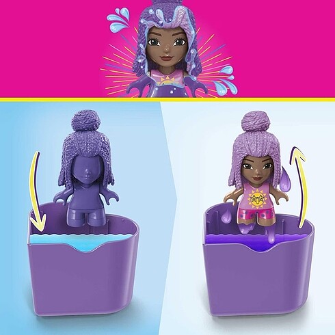 Beden Mega bloks barbie color reveal beach splash