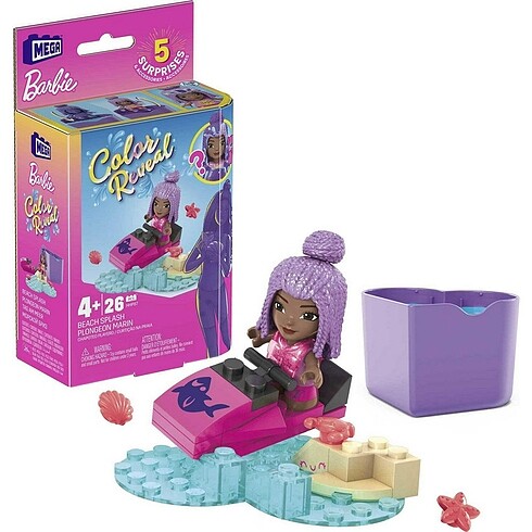 Mega bloks barbie color reveal beach splash